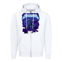 White blast the lightning Zipper Hoodie - artisFamous