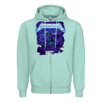 Seafoam blast the lightning Zipper Hoodie - artisFamous
