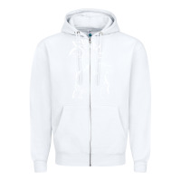 White Goku Zipper Hoodie - artisFamous