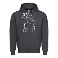 Smoke Goku Zipper Hoodie - artisFamous