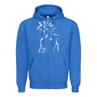 True Royal Goku Zipper Hoodie - artisFamous