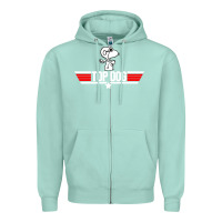 Seafoam top dog Zipper Hoodie - artisFamous