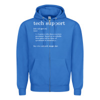 True Royal funny tech support definition Zipper Hoodie - artisFamous