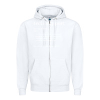 White funny tech support definition Zipper Hoodie - artisFamous