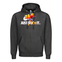 Charcoal Heather pooh just pooh Zipper Hoodie - artisFamous