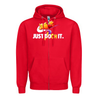 Red pooh just pooh Zipper Hoodie - artisFamous