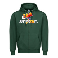 Pooh Just Pooh Zipper Hoodie | Teevron