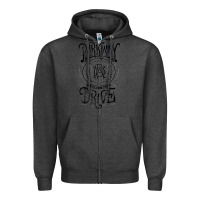 Charcoal Heather Essential Design Zipper Hoodie - artisFamous