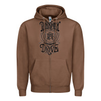 Chestnut Essential Design Zipper Hoodie - artisFamous