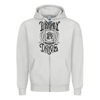Dove Grey Essential Design Zipper Hoodie - artisFamous