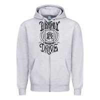 Heather Grey Essential Design Zipper Hoodie - artisFamous