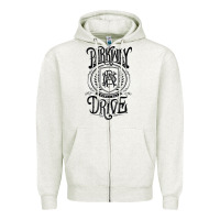 Oatmeal Heather Essential Design Zipper Hoodie - artisFamous