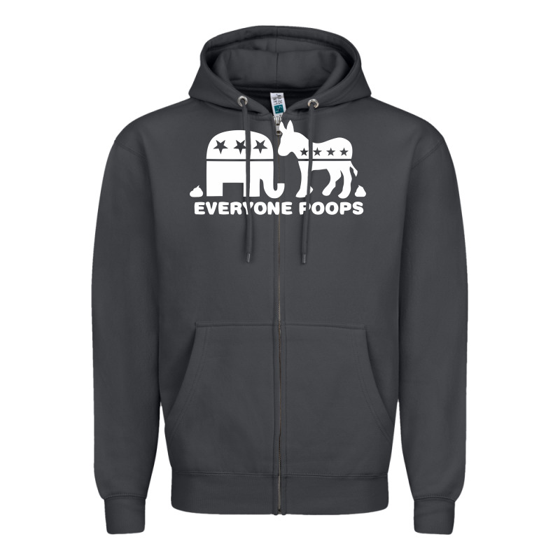 Everyone Poops Zipper Hoodie by artisFamous | Teevron