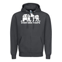 Smoke everyone poops Zipper Hoodie - artisFamous