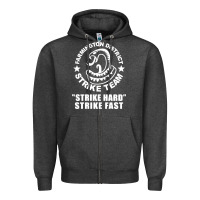 Charcoal Heather farmington strike team Zipper Hoodie - artisFamous