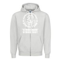 Dove Grey farmington strike team Zipper Hoodie - artisFamous