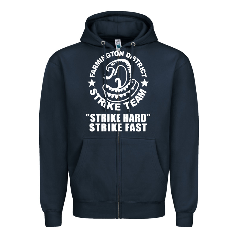 Farmington Strike Team Zipper Hoodie by artisFamous | Teevron