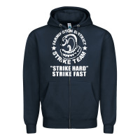 Navy farmington strike team Zipper Hoodie - artisFamous
