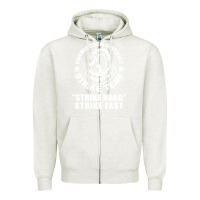 Oatmeal Heather farmington strike team Zipper Hoodie - artisFamous