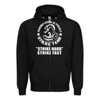 Black farmington strike team Zipper Hoodie - artisFamous