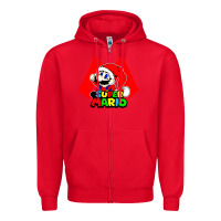 Red All I Want for Christmas Is You Zipper Hoodie - artisFamous