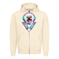Sandshell bichons frise dog vintage Zipper Hoodie - artisFamous