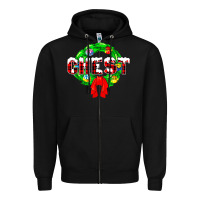 Black chest nuts Zipper Hoodie - artisFamous