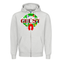 Dove Grey chest nuts Zipper Hoodie - artisFamous