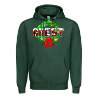 Sports Green chest nuts Zipper Hoodie - artisFamous