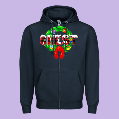 Chest Nuts Zipper Hoodie Designed By Artisfamous
