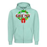 Seafoam chest nuts Zipper Hoodie - artisFamous