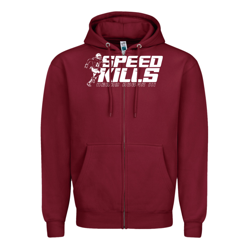 Henry Ruggs Speed Kills Zipper Hoodie by artisFamous | Teevron