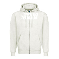 Oatmeal Heather henry ruggs speed kills Zipper Hoodie - artisFamous