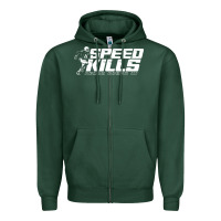 Sports Green henry ruggs speed kills Zipper Hoodie - artisFamous