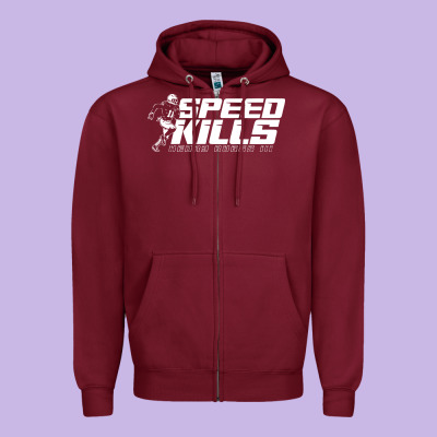 Henry Ruggs Speed Kills Zipper Hoodie Designed By Artisfamous