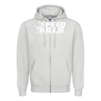 Dove Grey henry ruggs speed kills Zipper Hoodie - artisFamous