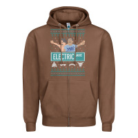 Chestnut pardon my take electric avenue ugly christmas sweater Zipper Hoodie - artisFamous