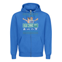 True Royal pardon my take electric avenue ugly christmas sweater Zipper Hoodie - artisFamous