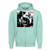 Seafoam NEWS KIDS ON THE BLOCK Zipper Hoodie - artisFamous