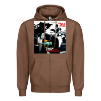 Chestnut NEWS KIDS ON THE BLOCK Zipper Hoodie - artisFamous