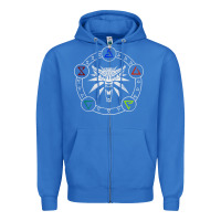 True Royal camiseta witcher Zipper Hoodie - artisFamous