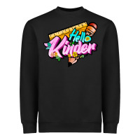 Black hello kinder Heavyweight Sweatshirt - JahusDesignShop