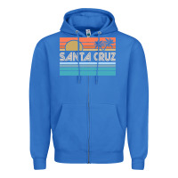 True Royal santa c.r.u.z cali sunset 70s 80s surfer summer sun Zipper Hoodie - artisFamous