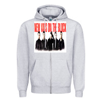 Heather Grey NEWS KIDS ON THE BLOCK Zipper Hoodie - artisFamous