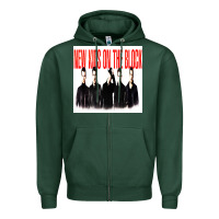 Sports Green NEWS KIDS ON THE BLOCK Zipper Hoodie - artisFamous