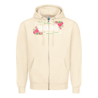Sandshell santa c.r.u.z cali  floral hibiscus flower Zipper Hoodie - artisFamous