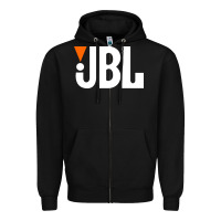 Black jbl classic Zipper Hoodie - artisFamous