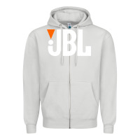 Dove Grey jbl classic Zipper Hoodie - artisFamous