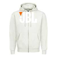 Oatmeal Heather jbl classic Zipper Hoodie - artisFamous