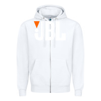White jbl classic Zipper Hoodie - artisFamous
